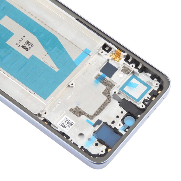 For Xiaomi 14T Original Middle Frame Bezel Plate (Blue) - Frame Bezel Plate by buy2fix | Online Shopping UK | buy2fix