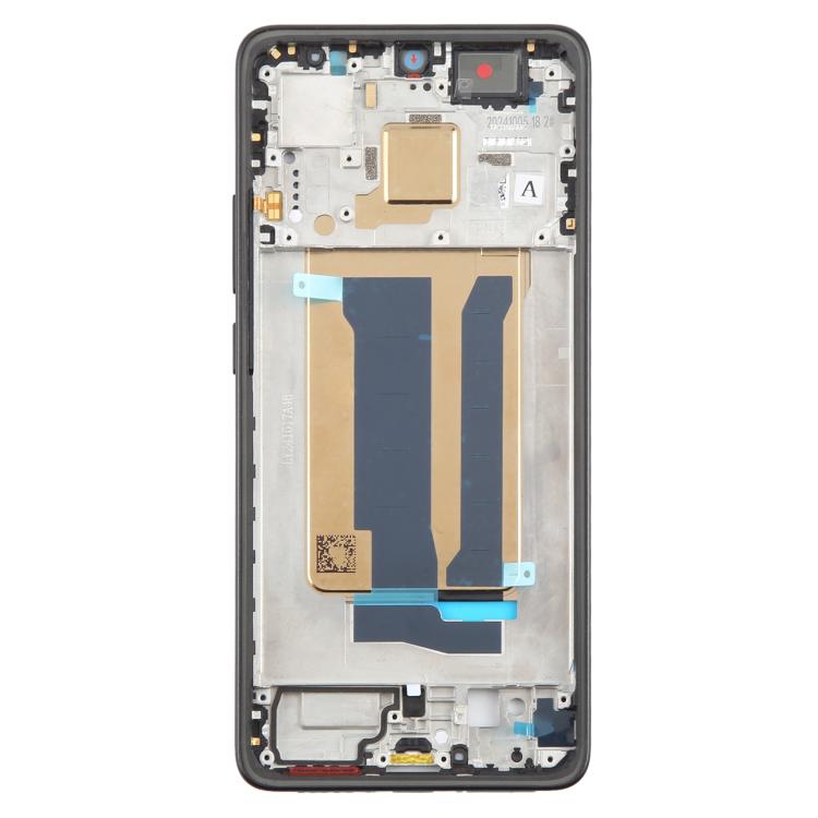 For Xiaomi Redmi Turbo 4 Original Middle Frame Bezel Plate (Black) - Frame Bezel Plate by buy2fix | Online Shopping UK | buy2fix
