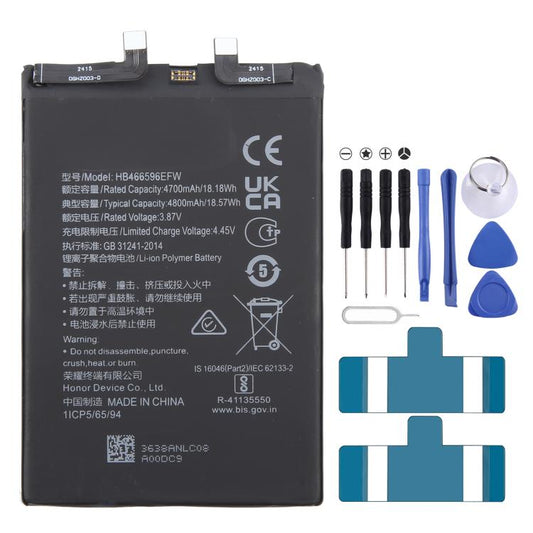 4800mAh Battery Replacement For Honor X30 ANY-AN00 / Magic4 Lite 5G HB466596EFW - Others by buy2fix | Online Shopping UK | buy2fix