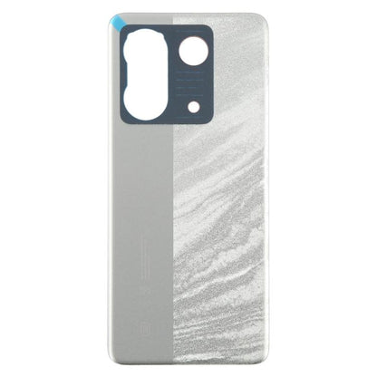 For Xiaomi Poco M7 Pro 5G Original Battery Back Cover(Silver) - Back Cover by buy2fix | Online Shopping UK | buy2fix
