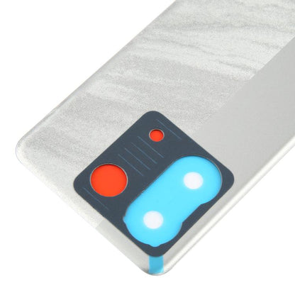 For Xiaomi Poco M7 Pro 5G Original Battery Back Cover(Silver) - Back Cover by buy2fix | Online Shopping UK | buy2fix