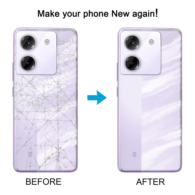 For Xiaomi Poco M7 Pro 5G Original Battery Back Cover(Silver) - Back Cover by buy2fix | Online Shopping UK | buy2fix