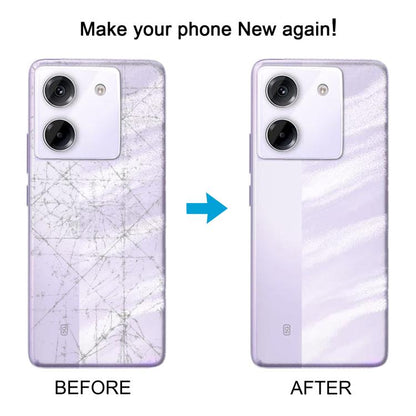 For Xiaomi Poco M7 Pro 5G Original Battery Back Cover(Silver) - Back Cover by buy2fix | Online Shopping UK | buy2fix