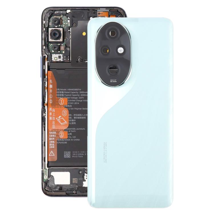 For Honor 200 Pro OEM Battery Back Cover with Camera Lens Cover(Green) - Back Cover by buy2fix | Online Shopping UK | buy2fix
