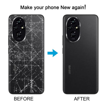 For Honor 200 Pro OEM Battery Back Cover with Camera Lens Cover(Black) - Back Cover by buy2fix | Online Shopping UK | buy2fix