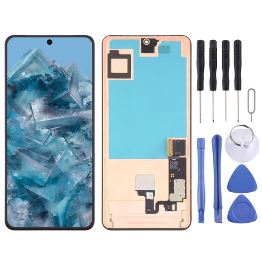 For Google Pixel 8 Pro GC3VE G1MNW Original AMOLED LCD Screen Digitizer Full Assembly, with Fingerprint Sensor Flex Cable by buy2fix