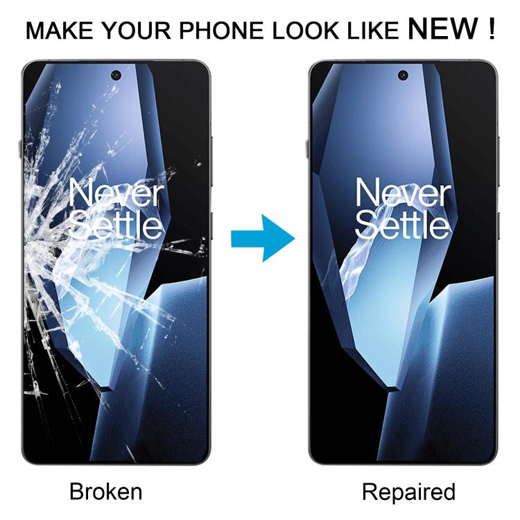 For OnePlus 13R CPH2645 CPH2691 CPH2647 Front Screen Outer Glass Lens with OCA Optically Clear Adhesive - LCD Related Parts by buy2fix | Online Shopping UK | buy2fix