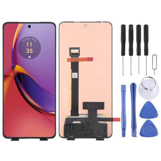 For Motorola Moto G84 5G AMOLED Original LCD Screen with Digitizer Full Assembly - LCD Screen by buy2fix | Online Shopping UK | buy2fix