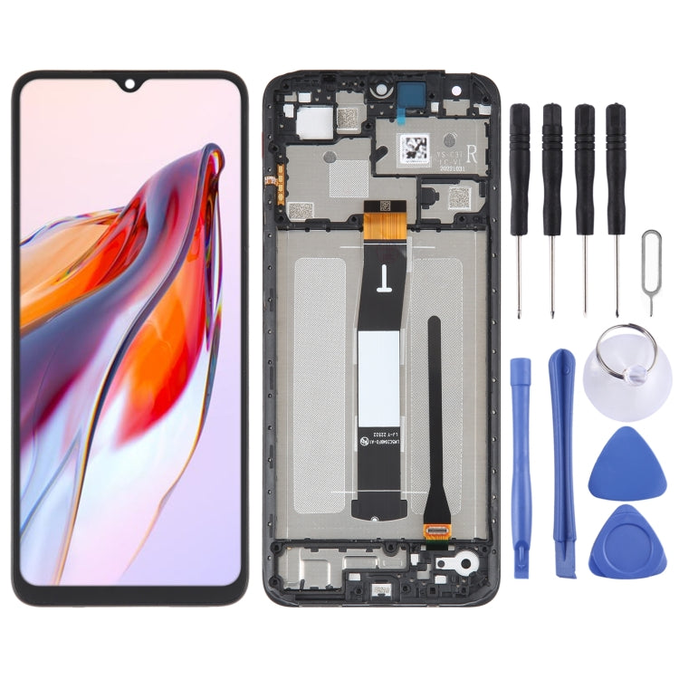 For Xiaomi Poco C55 OEM LCD Screen Digitizer Full Assembly with Frame by buy2fix