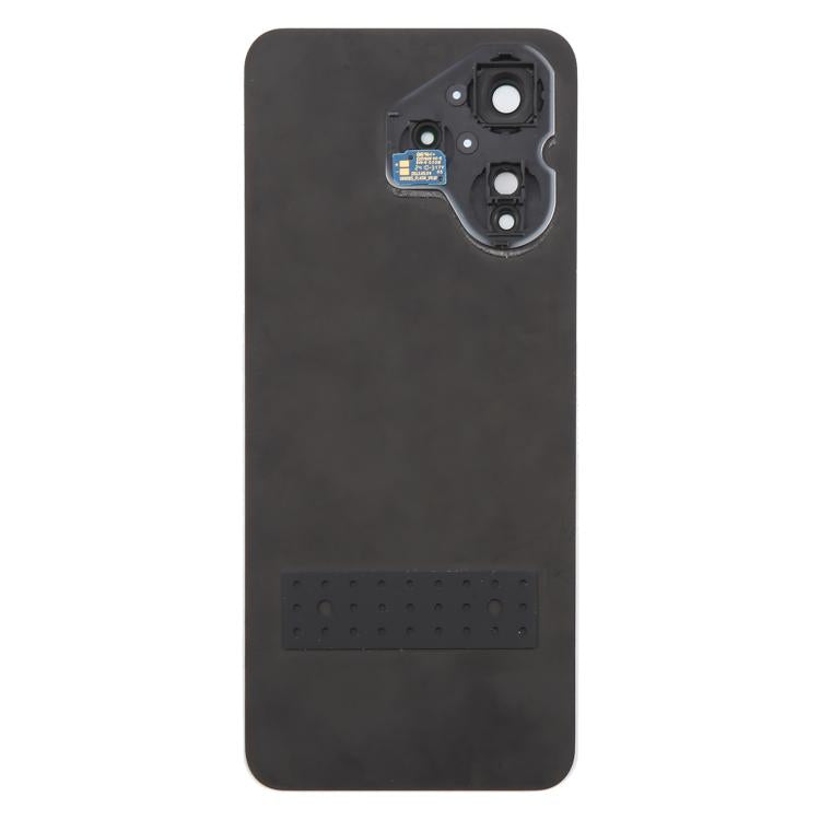 For Boost Celero 5G 2024 Glass Battery Back Cover with Camera Lens Cover(Orange) - Others by buy2fix | Online Shopping UK | buy2fix