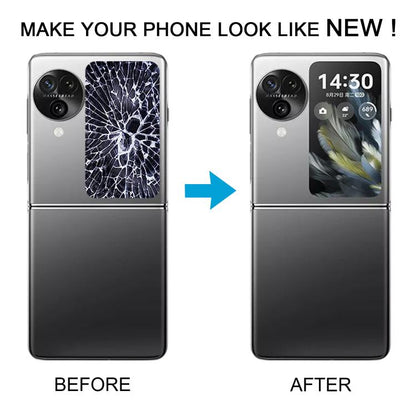 For OPPO Find N3 Flip Original LCD Secondary Screen with Digitizer Full Assembly (Black) - LCD Screen by buy2fix | Online Shopping UK | buy2fix