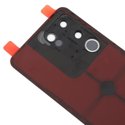 For vivo V29e Back Cover with Camera Lens Cover(Black) - Back Cover by buy2fix | Online Shopping UK | buy2fix