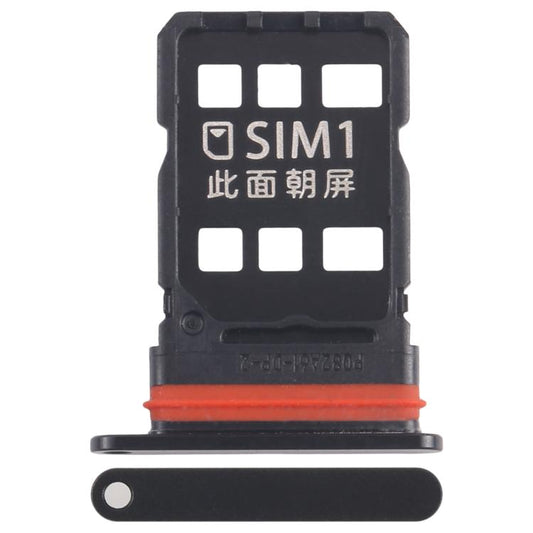 For ZTE nubia Z70 Ultra NX733J NX736J SIM + SIM Card Tray (Black) - For ZTE by buy2fix | Online Shopping UK | buy2fix