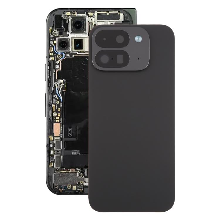 For Google Pixel 9 Pro Fold Original Back Cover with Camera Lens Cover(Black) - Back Cover by buy2fix | Online Shopping UK | buy2fix