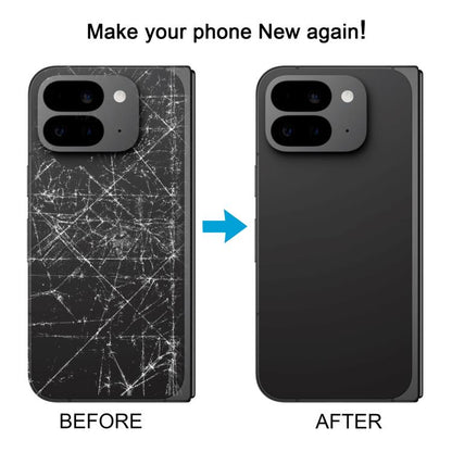 For Google Pixel 9 Pro Fold Original Back Cover with Camera Lens Cover(Black) - Back Cover by buy2fix | Online Shopping UK | buy2fix