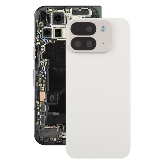For Google Pixel 9 Pro Fold Original Back Cover with Camera Lens Cover(White) - Back Cover by buy2fix | Online Shopping UK | buy2fix