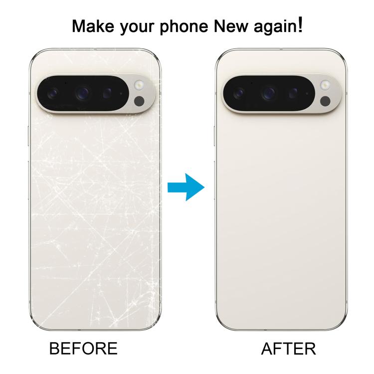 For Google Pixel 9 Pro XL Original Back Cover(White) - Back Cover by buy2fix | Online Shopping UK | buy2fix