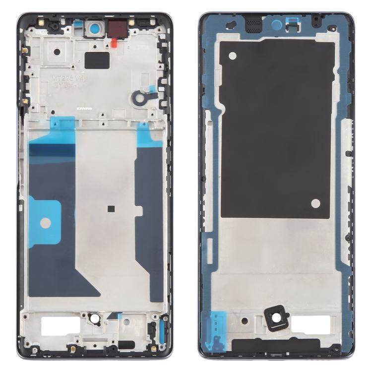 For vivo Y78+ 5G Original Middle Frame Bezel Plate (Black) - Frame Bezel Plate by buy2fix | Online Shopping UK | buy2fix