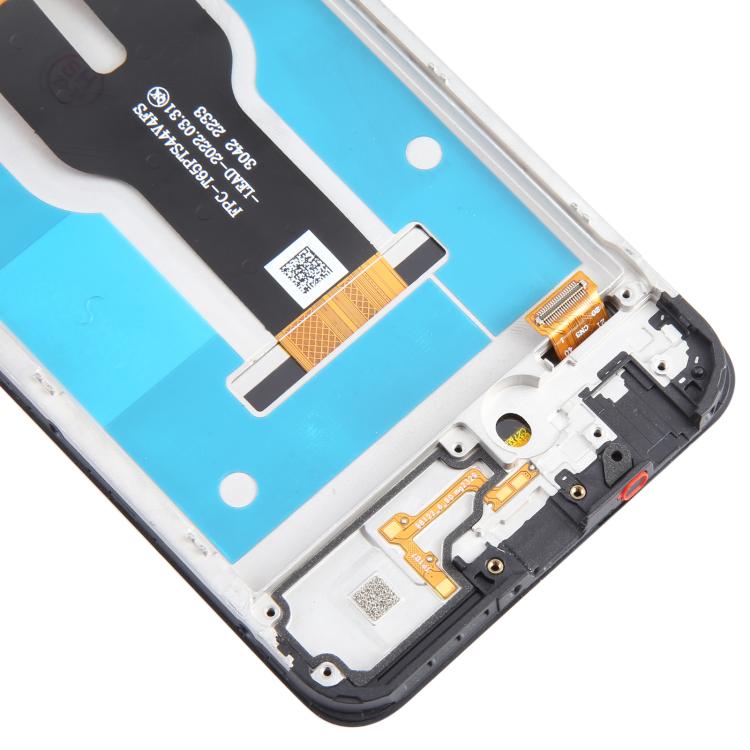 For T-Mobile REVVL 6X 5G LCD Screen Digitizer Full Assembly with Frame (Black) - For T-Mobile by buy2fix | Online Shopping UK | buy2fix