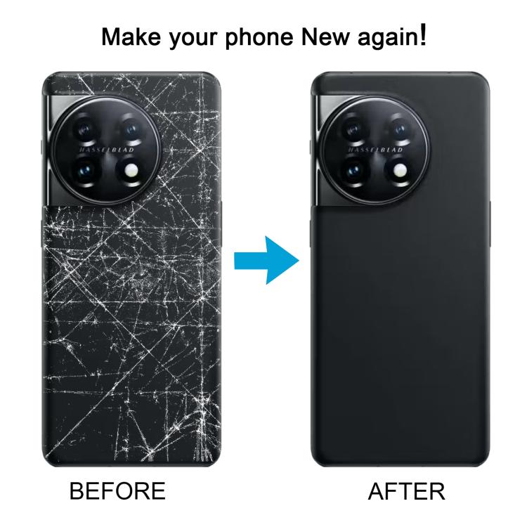 For OnePlus 11 Back Cover with Camera Lens Cover(Transparent) - Back Cover by buy2fix | Online Shopping UK | buy2fix