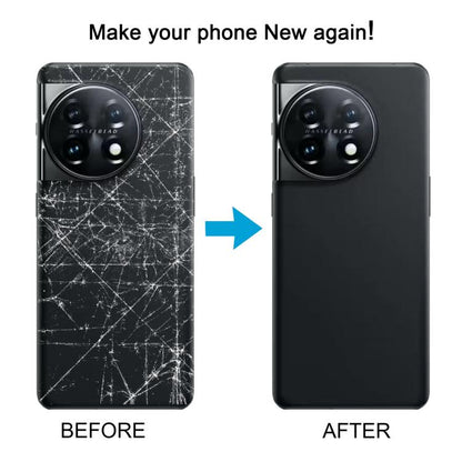 For OnePlus 11 Back Cover with Camera Lens Cover(Transparent) - Back Cover by buy2fix | Online Shopping UK | buy2fix