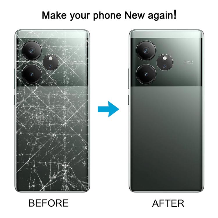 For Realme GT 6 Global Original Back Cover with Camera Lens Cover(Green) - Back Cover by buy2fix | Online Shopping UK | buy2fix