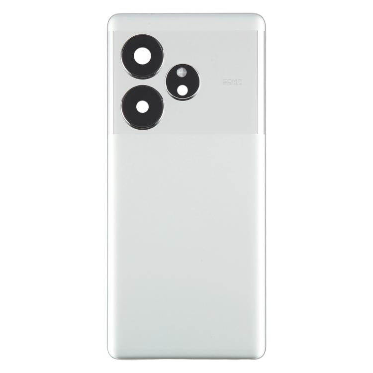 For Realme GT 6 Global Original Back Cover with Camera Lens Cover(Silver) - Back Cover by buy2fix | Online Shopping UK | buy2fix