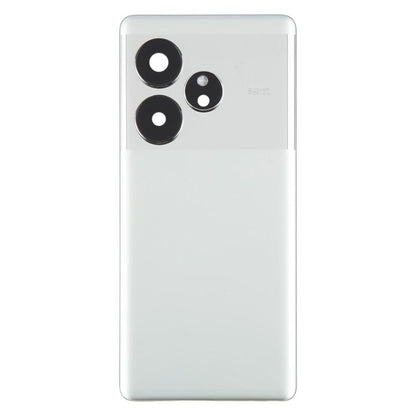 For Realme GT 6 Global Original Back Cover with Camera Lens Cover(Silver) - Back Cover by buy2fix | Online Shopping UK | buy2fix