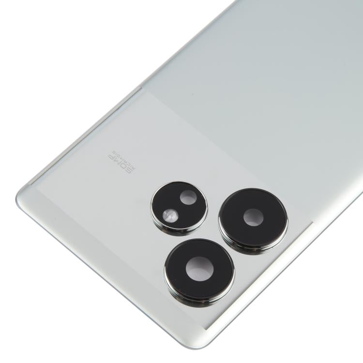 For Realme GT 6 Global Original Back Cover with Camera Lens Cover(Silver) - Back Cover by buy2fix | Online Shopping UK | buy2fix