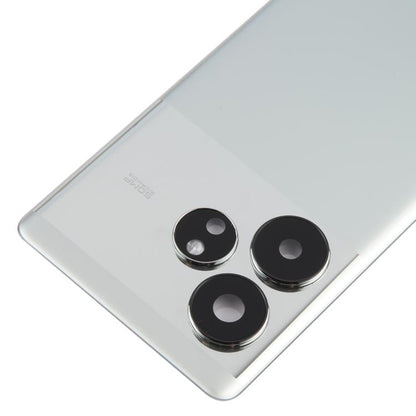 For Realme GT 6 Global Original Back Cover with Camera Lens Cover(Silver) - Back Cover by buy2fix | Online Shopping UK | buy2fix
