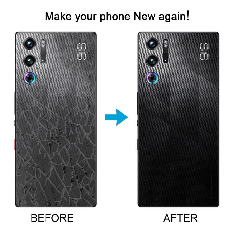 For ZTE nubia RedMagic 9S Pro / 9S Pro+ Original Glass Battery Back Cover with Camera Lens Cover(White) - For ZTE by buy2fix | Online Shopping UK | buy2fix