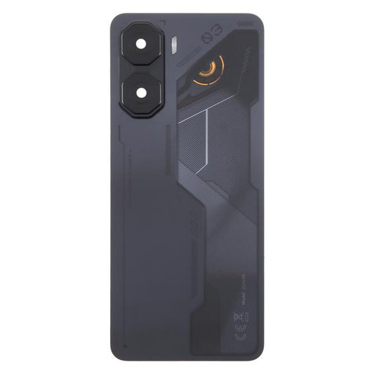 For ZTE nubia Neo 3 Plastic Battery Back Cover with Camera Lens Cover(Black) - For ZTE by buy2fix | Online Shopping UK | buy2fix