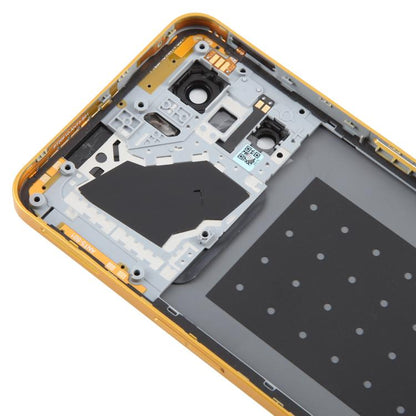 For ZTE nubia Neo 3 Plastic Battery Back Cover with Middle Frame / Camera Lens Cover(Gold) - For ZTE by buy2fix | Online Shopping UK | buy2fix