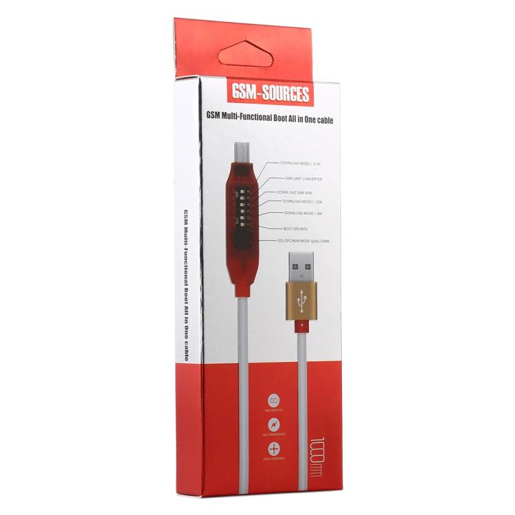 GSM Multi-functional Boot All in One Cable, Random Color Delivery - Test Tools by buy2fix | Online Shopping UK | buy2fix