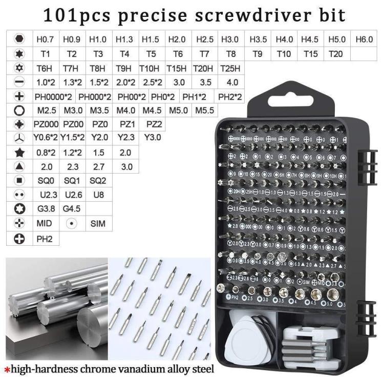 122 in 1 Precision Magnetic Screwdriver Kit (Purple) - Screwdriver Set by buy2fix | Online Shopping UK | buy2fix