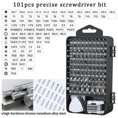 122 in 1 Precision Magnetic Screwdriver Kit (Purple) - Screwdriver Set by buy2fix | Online Shopping UK | buy2fix