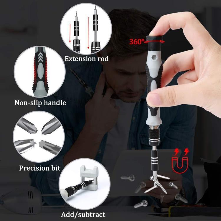 122 in 1 Precision Magnetic Screwdriver Kit (Purple) - Screwdriver Set by buy2fix | Online Shopping UK | buy2fix