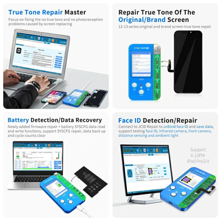 JC V1SE Mobile Phone Code Reading Programmer Set For iPhone - Repair Programmer by JCID | Online Shopping UK | buy2fix