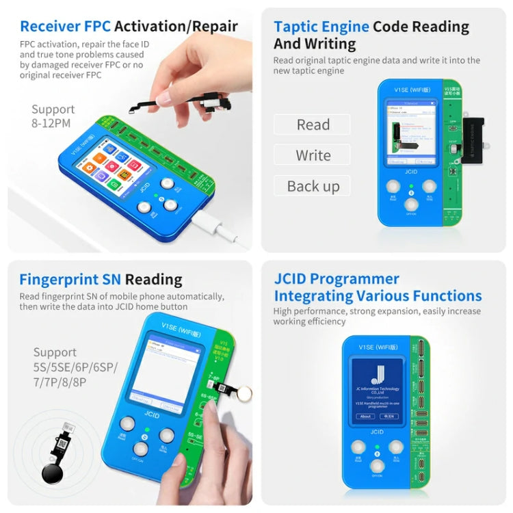 JC V1SE Mobile Phone Code Reading Programmer Set For iPhone - Repair Programmer by JCID | Online Shopping UK | buy2fix