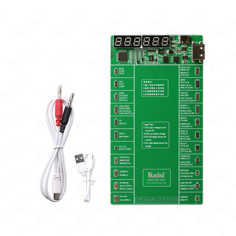 Kaisi K-9208 2025 Version Activated And Charging Jig Test Tools (Green) - Test Tools by Kaisi | Online Shopping UK | buy2fix