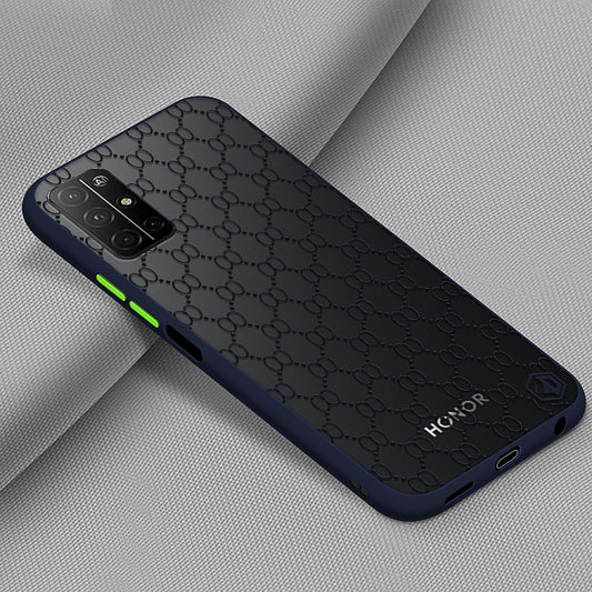 For Huawei Honor 30S PINWUYO Series 2 Generation PC + TPU Waterproof and Anti-drop All-inclusive Protective Case(Blue) - Honor Cases by PINWUYO | Online Shopping UK | buy2fix
