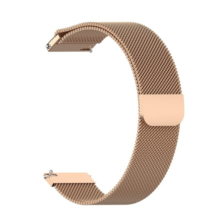 18mm Milan Stainless Steel Mesh Watch Band(Rose Gold) - Watch Bands by buy2fix | Online Shopping UK | buy2fix