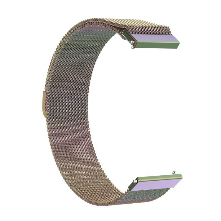 18mm Milan Stainless Steel Mesh Watch Band(Colorful) by buy2fix