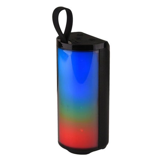 T&G TG169 LED Portable Bluetooth Speaker Outdoor Waterproof Subwoofer 3D Stereo Mini wireless Loudspeaker Support AUX FM TF card(Black) - Desktop Speaker by T&G | Online Shopping UK | buy2fix