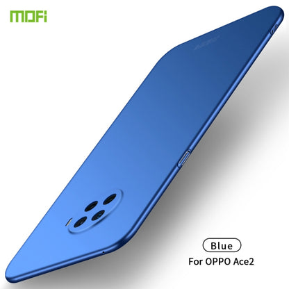 For OPPO Ace2 MOFI Frosted PC Ultra-thin Hard Case(Blue) by MOFI