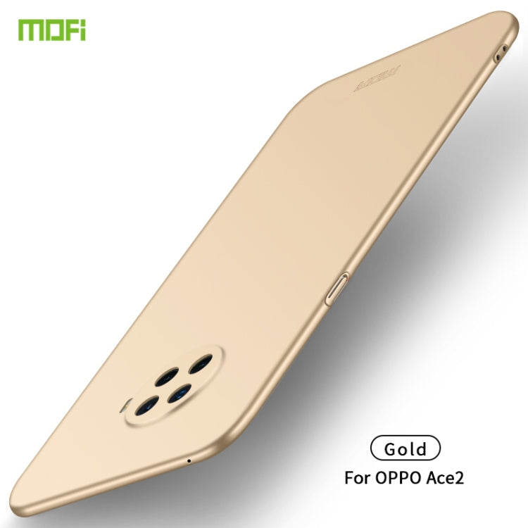 For OPPO Ace2 MOFI Frosted PC Ultra-thin Hard Case(Gold) by MOFI