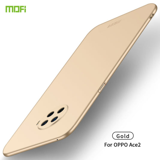 For OPPO Ace2 MOFI Frosted PC Ultra-thin Hard Case(Gold) by MOFI