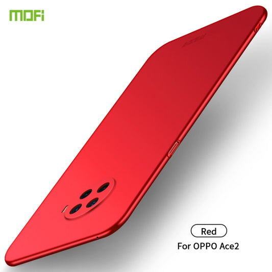 For OPPO Ace2 MOFI Frosted PC Ultra-thin Hard Case(Red) by MOFI