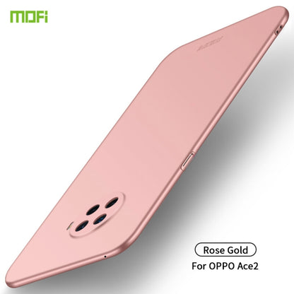 For OPPO Ace2 MOFI Frosted PC Ultra-thin Hard Case(Rose gold) by MOFI