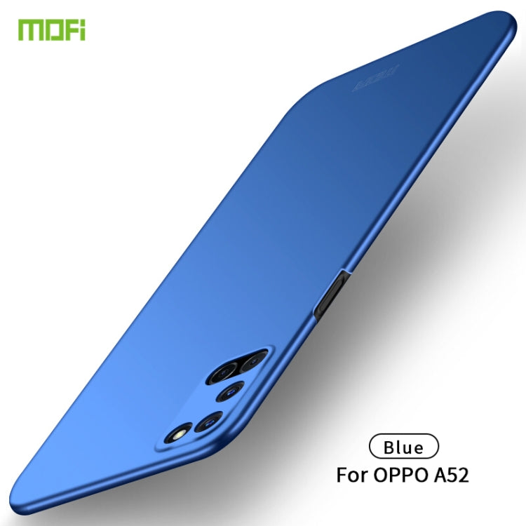 For OPPO A52 MOFI Frosted PC Ultra-thin Hard Case(Blue) by MOFI